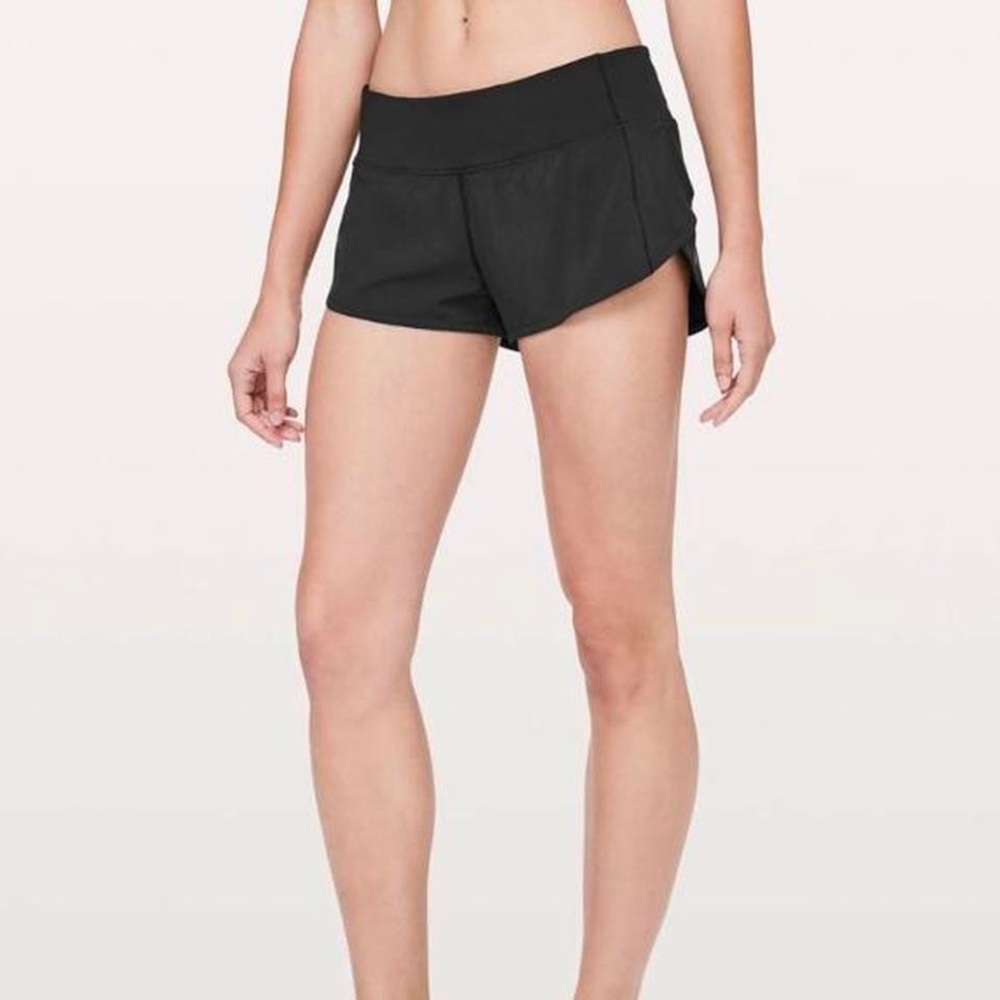 Lululemon Polka Dot Reflective Speed Up Shorts